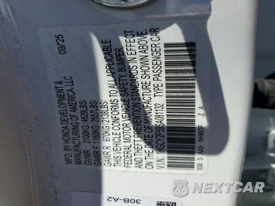 Zdjęcie 12 z 12 samochodu: 2025 HONDA ACCORD HYBRID SPORT VIN:1HGCY2F59SA081132 - miniatura