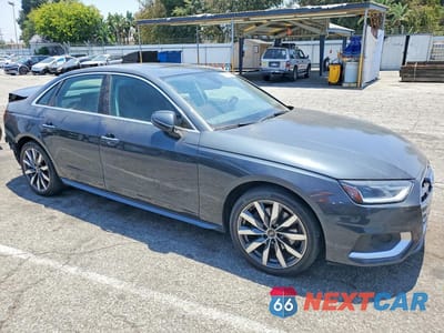 Czwarte zdjęcie samochodu z boku: 2021 AUDI A4 PREMIUM 40 VIN:WAUABAF44MA086697 - miniatura