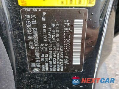 Zdjęcie 12 z 12 samochodu: 2008 BMW 750 LI VIN:WBAHN83538DT78549 - miniatura