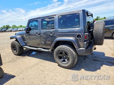 Drugie zdjęcie samochodu z przodu: 2014 JEEP WRANGLER UNLIMITED SAHARA VIN:1C4HJWEG9EL240338 - miniatura