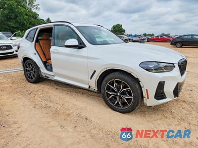 Czwarte zdjęcie samochodu z boku: 2022 BMW X3 SDRIVE30I VIN:5UX43DP08N9K41084 - miniatura