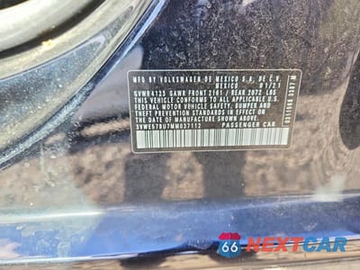 Zdjęcie 12 z 12 samochodu: 2021 VOLKSWAGEN JETTA SEL VIN:3VWE57BU7MM037112 - miniatura