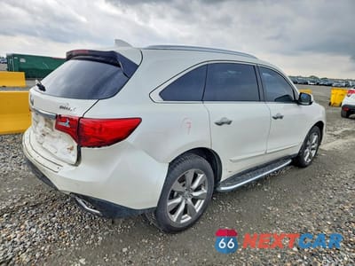 Trzecie zdjęcie samochodu z tyłu: 2015 ACURA MDX ADVANCE VIN:5FRYD4H87FB006931 - miniatura