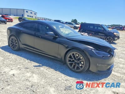 Czwarte zdjęcie samochodu z boku: 2023 TESLA MODEL S VIN:5YJSA1E58PF518854 - miniatura