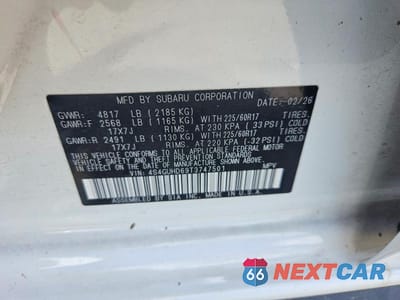 Zdjęcie 13 z 13 samochodu: 2026 SUBARU CROSSTREK PREMIUM VIN:4S4GUHD69T3747501 - miniatura