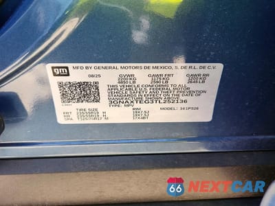 Zdjęcie 13 z 13 samochodu: 2026 CHEVROLET EQUINOX RS VIN:3GNAXTEG3TL252136 - miniatura