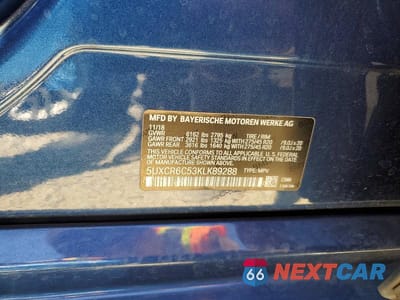 Zdjęcie 14 z 14 samochodu: 2019 BMW X5 XDRIVE40I VIN:5UXCR6C53KLK89288 - miniatura