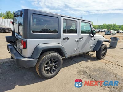 Trzecie zdjęcie samochodu z tyłu: 2016 JEEP WRANGLER UNLIMITED SPORT VIN:1C4BJWDG9GL191510 - miniatura