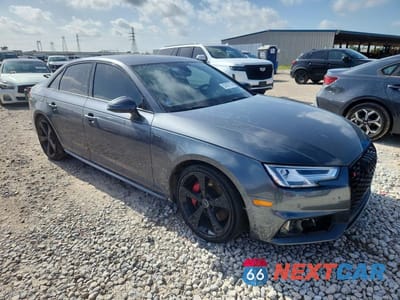 Czwarte zdjęcie samochodu z boku: 2018 AUDI S4 PRESTIGE VIN:WAUC4AF45JA065520 - miniatura