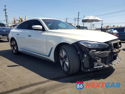 Czwarte zdjęcie samochodu z boku: 2024 BMW I4 EDRIVE 40 VIN:WBY73AW05RFR79932 - miniatura