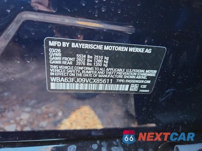 Zdjęcie 12 z 12 samochodu: 2027 BMW 540 XI VIN:WBA63FJ09VCX85611 - miniatura