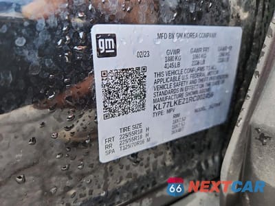 Zdjęcie 12 z 12 samochodu: 2024 CHEVROLET TRAX ACTIV VIN:KL77LKE21RC002456 - miniatura