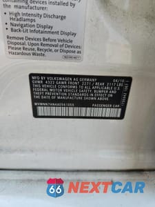 Zdjęcie 12 z 12 samochodu: 2010 VOLKSWAGEN CC SPORT VIN:WVWNN7AN4AE561056 - miniatura