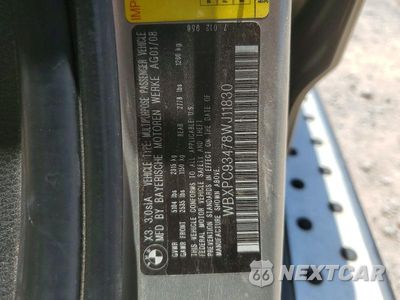 Zdjęcie 13 z 13 samochodu: 2008 BMW X3 3.0SI VIN:WBXPC93478WJ11830 - miniatura