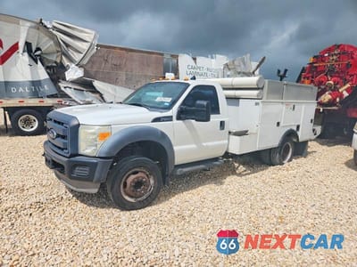 Drugie zdjęcie samochodu z przodu: 2013 FORD F450 BUCKET TRUCK VIN:1FDUF4GY5DEA87434 - miniatura