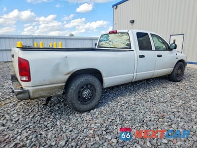 Trzecie zdjęcie samochodu z tyłu: 2006 DODGE RAM 2500 ST VIN:3D7KR28D76G152353 - miniatura