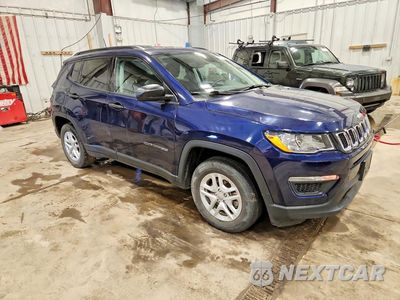 Czwarte zdjęcie samochodu z boku: 2018 JEEP COMPASS SPORT VIN:3C4NJCAB4JT486644 - miniatura
