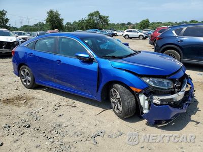 Czwarte zdjęcie samochodu z boku: 2020 HONDA CIVIC LX VIN:2HGFC2F61LH588419 - miniatura