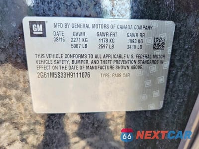 Zdjęcie 12 z 12 samochodu: 2017 CADILLAC XTS LUXURY VIN:2G61M5S33H9111076 - miniatura