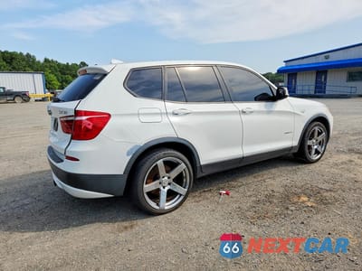 Trzecie zdjęcie samochodu z tyłu: 2014 BMW X3 XDRIVE28I VIN:5UXWX9C56E0D17906 - miniatura