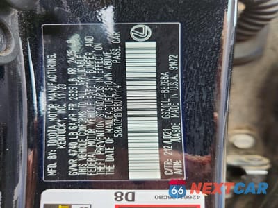 Zdjęcie 12 z 12 samochodu: 2024 LEXUS ES 350 BASE VIN:58ADZ1B18RU171141 - miniatura