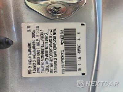 Zdjęcie 12 z 12 samochodu: 2012 HONDA CIVIC LX VIN:2HGFB2F53CH519127 - miniatura