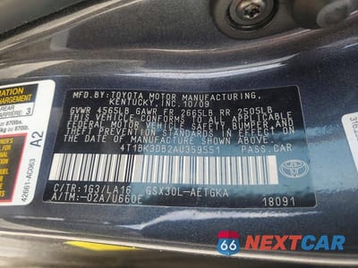 Zdjęcie 12 z 12 samochodu: 2010 TOYOTA AVALON XLS VIN:4T1BK3DB2AU359551 - miniatura