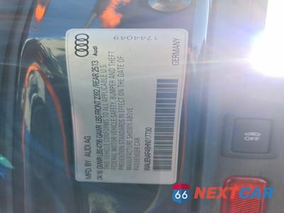 Zdjęcie 12 z 12 samochodu: 2017 AUDI A4 PREMIUM PLUS VIN:WAUENAF46HN017730 - miniatura