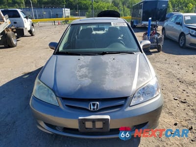Piąte zdjęcie samochodu w środku: 2005 HONDA CIVIC EX VIN:2HGES26855H553840 - miniatura