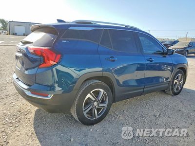 Trzecie zdjęcie samochodu z tyłu: 2020 GMC TERRAIN SLT VIN:3GKALPEV1LL332274 - miniatura