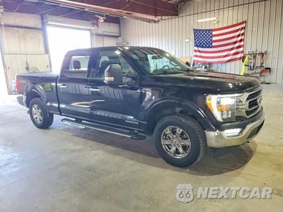 Czwarte zdjęcie samochodu z boku: 2021 FORD F150 SUPERCREW VIN:1FTFW1ED0MFC14998 - miniatura