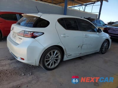 Trzecie zdjęcie samochodu z tyłu: 2013 LEXUS CT 200 VIN:JTHKD5BH0D2168291 - miniatura