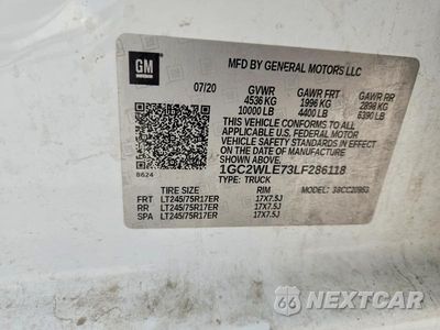 Zdjęcie 12 z 12 samochodu: 2020 CHEVROLET SILVERADO C2500 HEAVY DUTY VIN:1GC2WLE73LF286118 - miniatura