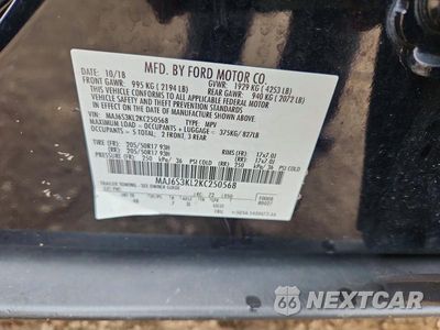 Zdjęcie 12 z 12 samochodu: 2019 FORD ECOSPORT TITANIUM VIN:MAJ6S3KL2KC250568 - miniatura