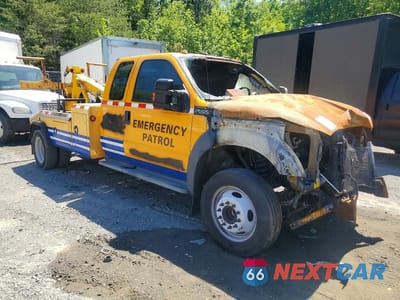 Czwarte zdjęcie samochodu z boku: 2015 FORD F450 SUPER DUTY VIN:1FD0X4HY4FEA00491 - miniatura