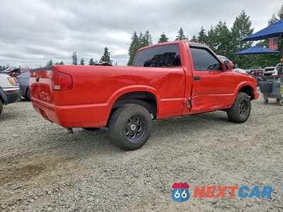 Trzecie zdjęcie samochodu z tyłu: 2003 CHEVROLET S TRUCK S10 VIN:1GCCS14H238216631 - miniatura