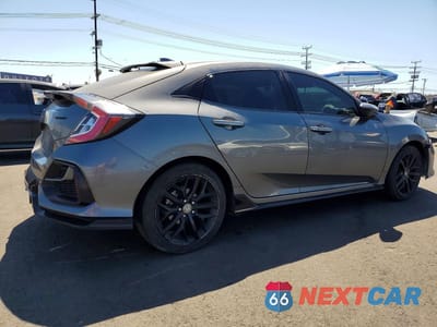 Trzecie zdjęcie samochodu z tyłu: 2021 HONDA CIVIC SPORT VIN:SHHFK7H48MU410328 - miniatura
