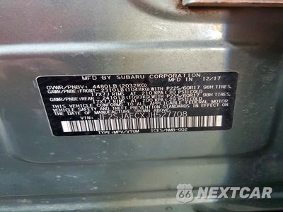 Zdjęcie 13 z 13 samochodu: 2018 SUBARU FORESTER 2.5I PREMIUM VIN:JF2SJAECXJH527708 - miniatura