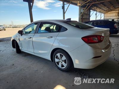 Drugie zdjęcie samochodu z przodu: 2018 CHEVROLET CRUZE LS VIN:1G1BC5SM6J7216059 - miniatura