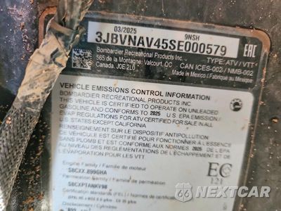 Zdjęcie 10 z 10 samochodu: 2025 CAN-AM MAVERICK X3 UTILITY VEHICLE VIN:3JBVNAV45SE000579 - miniatura