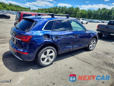 Trzecie zdjęcie samochodu z tyłu: 2021 AUDI Q5 PREMIUM PLUS VIN:WA1BAAFY3M2113406 - miniatura