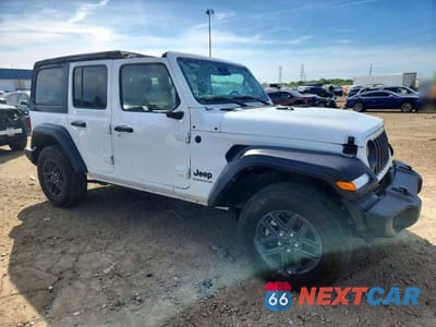 Czwarte zdjęcie samochodu z boku: 2025 JEEP WRANGLER SPORT VIN:1C4PJXDN5SW500200 - miniatura