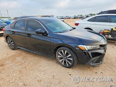Czwarte zdjęcie samochodu z boku: 2023 HONDA CIVIC EX VIN:2HGFE1F73PH321480 - miniatura