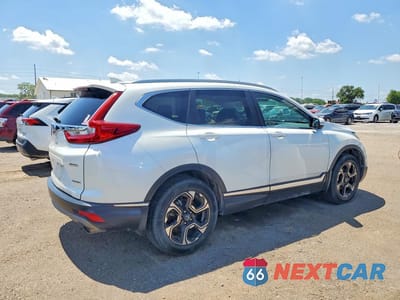 Trzecie zdjęcie samochodu z tyłu: 2018 HONDA CR-V TOURING VIN:5J6RW2H91JL009949 - miniatura