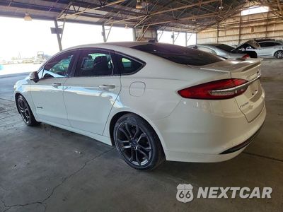 Drugie zdjęcie samochodu z przodu: 2018 FORD FUSION SE HYBRID VIN:3FA6P0LUXJR101591 - miniatura