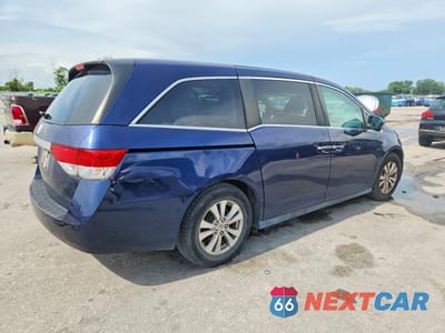 Trzecie zdjęcie samochodu z tyłu: 2015 HONDA ODYSSEY EXL VIN:5FNRL5H61FB078012 - miniatura