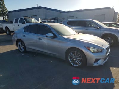 Czwarte zdjęcie samochodu z boku: 2020 INFINITI Q50 3.0T LUXE VIN:JN1EV7AP9LM206817 - miniatura