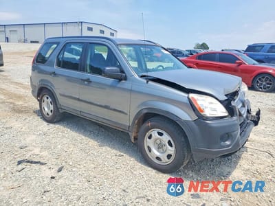 Czwarte zdjęcie samochodu z boku: 2006 HONDA CR-V LX VIN:SHSRD68506U409715 - miniatura