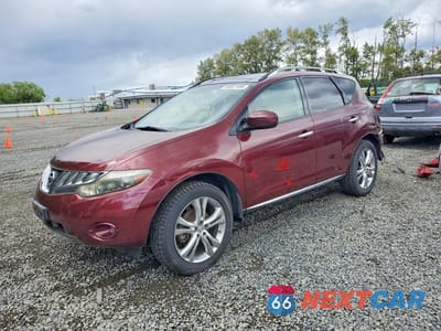2009 NISSAN MURANO S JN8AZ18W59W160611 - główne zdjęcie licytacji z USA - miniatura
