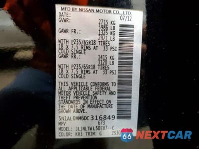 Zdjęcie 13 z 13 samochodu: 2013 INFINITI JX35 BASE VIN:5N1AL0MM6DC316849 - miniatura